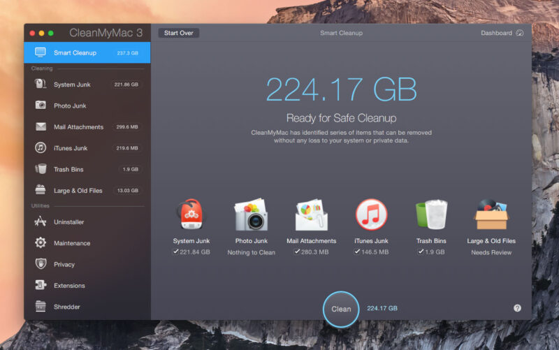 You can download Clean My Mac and run a free demo scan to see how much space it can recover for you
