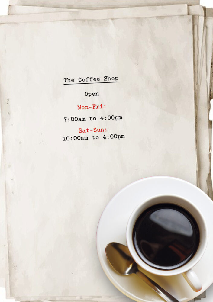 The Coffee Shop – Scritore