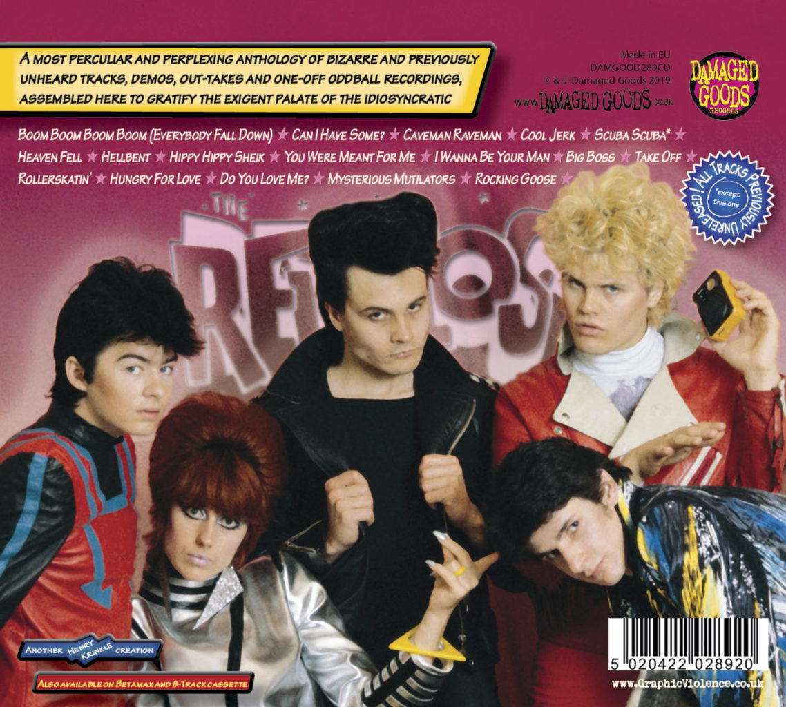 The Revillos' Compendium of Weird CD Digisleeve outside back cover